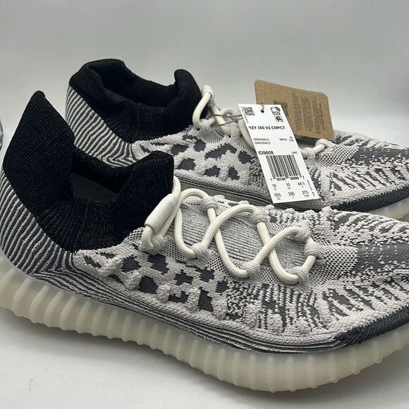 Adidas YEEZY 350 V2 CMPCT SLATE WHITE 1G9608 New‎ with box Men 10.5 New 🔥 - Picture 2 of 9